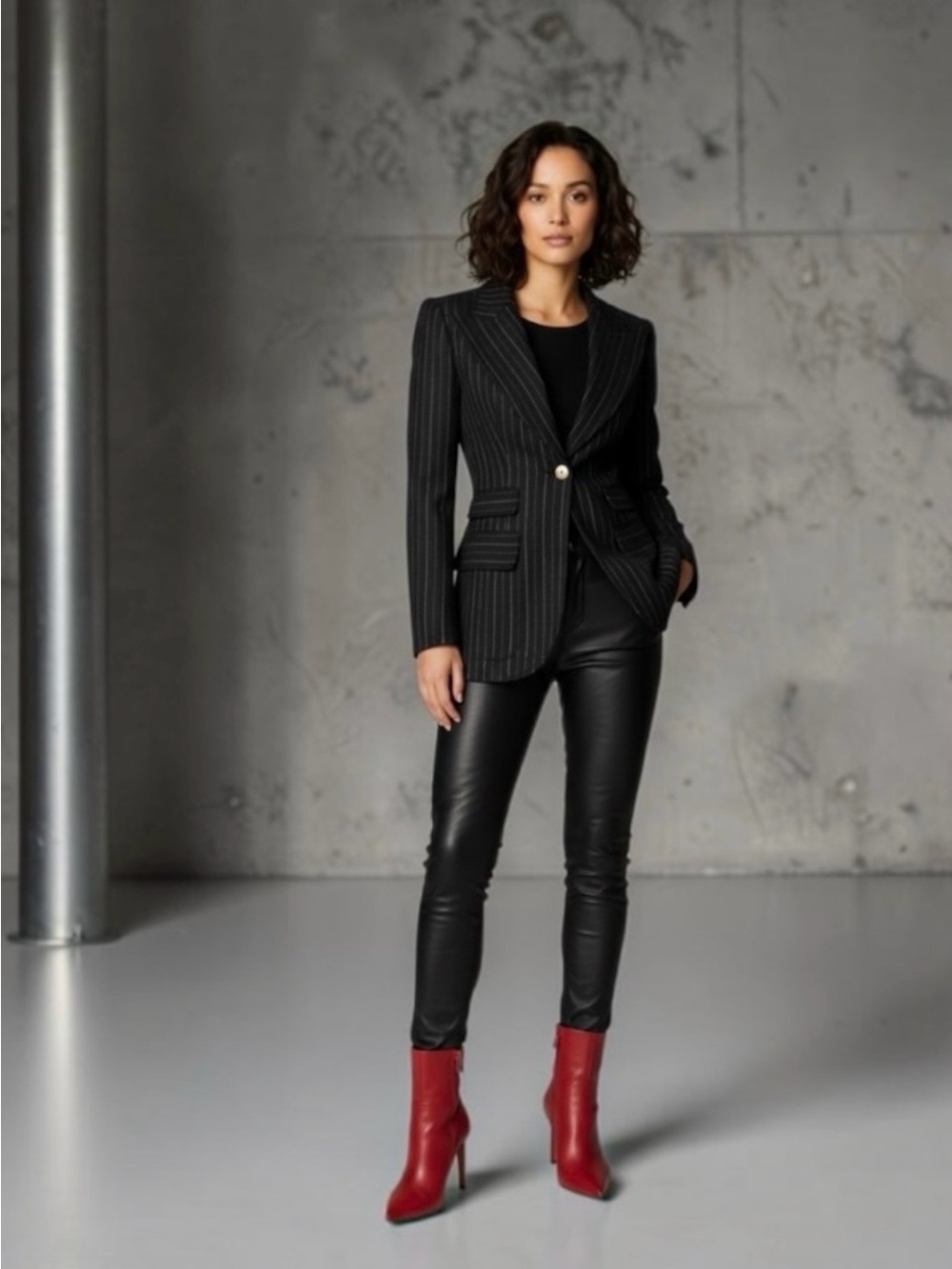 NWT Smythe Birkin Pinstripe Blazer Size 0 $895